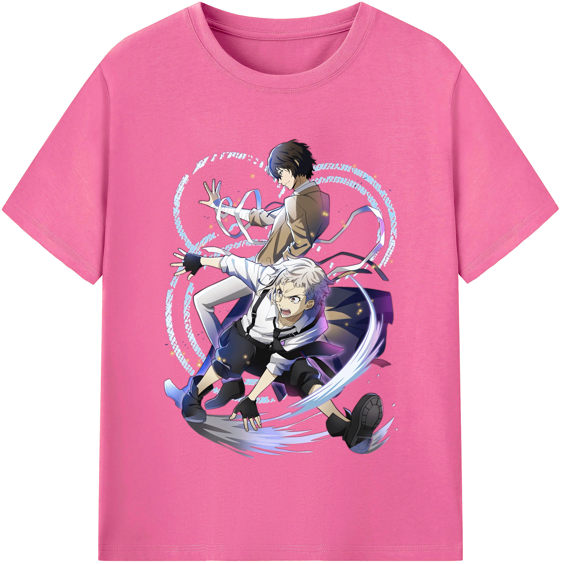 （画像用） 文豪ストレイドッグス Bungo Stray Dogs レディースカジュアルプリントTシャツ（綿100％）